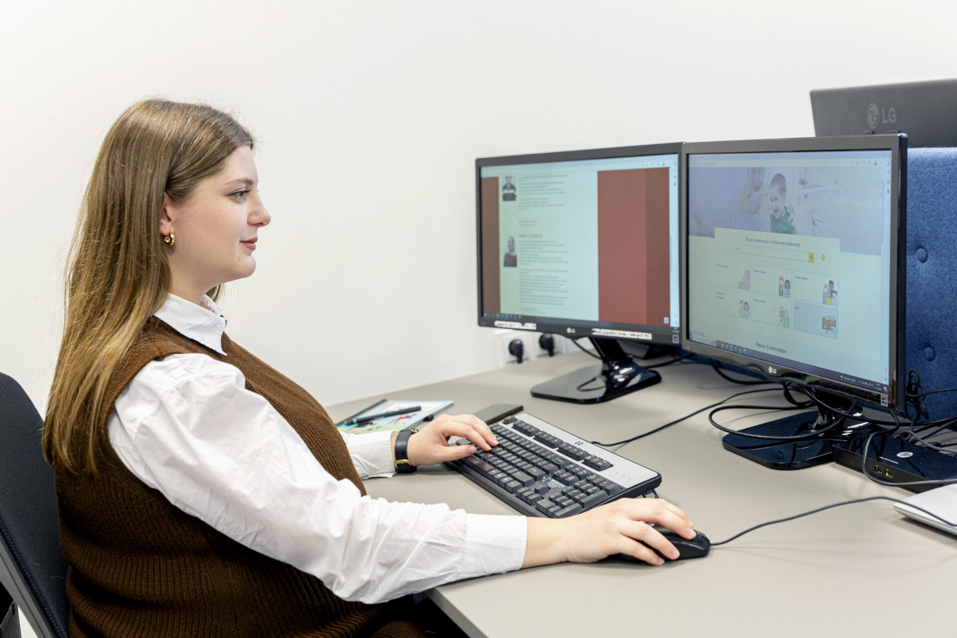 Foto medewerker Synthese aan het werk