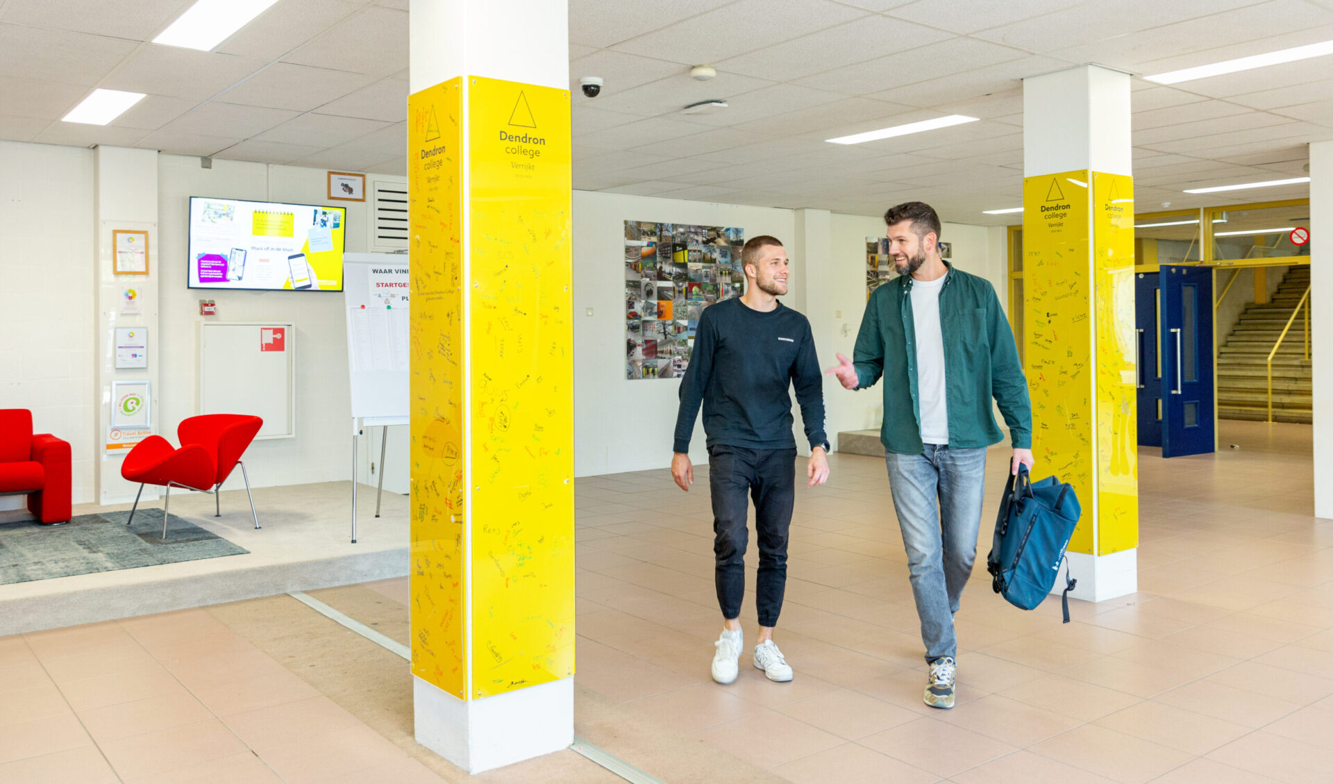 Jongerenwerkers bij Dendron College
